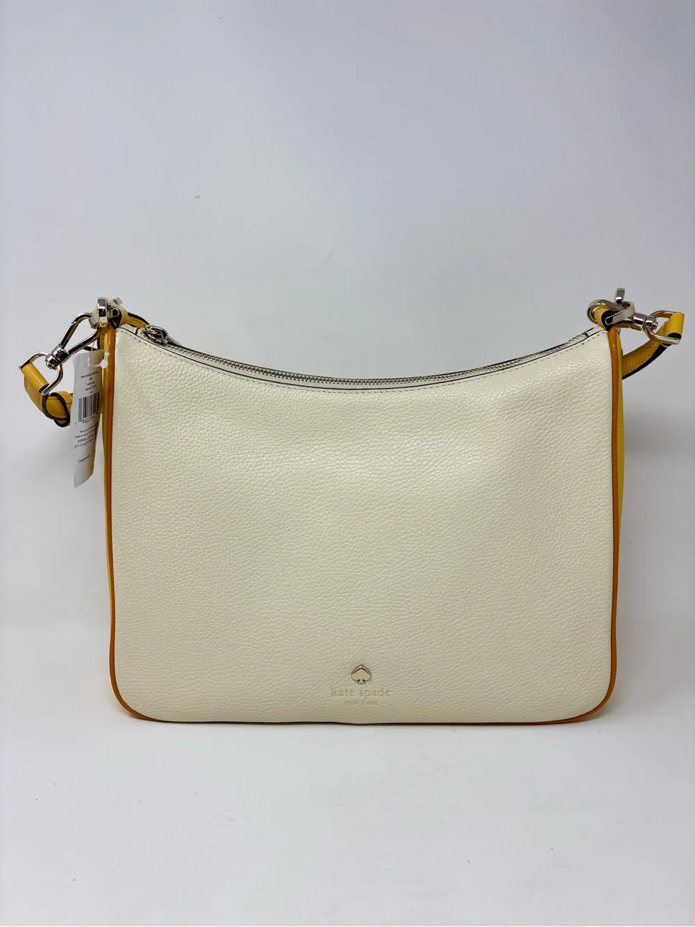 Kate Spade Emma Colorblock pebbles leather purse NWT buttermilk/yellow